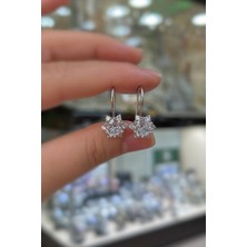 Gümüş Lotus Model Küpe HS9862E3