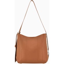 Hogan Small Hocket Kahverengi Deri, Zarif ve Lüks Hobo Omuz Çantası, Günlük Şıklık