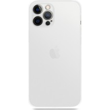 Apple iPhone 13 Pro Max 6.7'' Transparent Slim Case Mat Şeffaf
