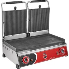 Işıkgaz 2133 Hamburger Makinesi, Çift Kapaklı, 20 Dilim, Elektrikli