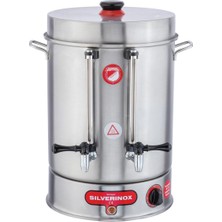 Işikgaz Silverinox Çay Otomatı Çevirmeli Musluklu 400 Bardak Kapasiteli