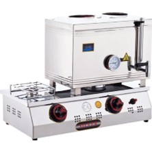 Işıkgaz 2065 40 Model Kaynaklı Çay Ocağı, 2 Demlikli, 28 L, Lpg'li