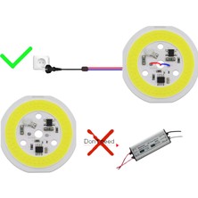 10 Watt  Cob LED 220 Volt Gün Işığı 3000 Kelvin