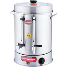 Silverinox 2016 500 Bardaklık Çevirmeli Metal Musluklu Çay Makinesi