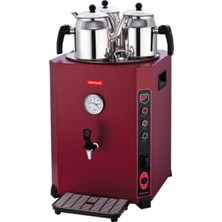 Silverinox EL-03K 36 Lt Jumbo Çay Makinesi Renk:kırmızı