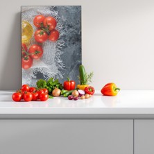 Cozy Co: Temperli Cam Dikdörtgen Kesme ve Sunum Tablası, Kesme Tahtası, Kesme Tablası, Sunumluk, CKT020