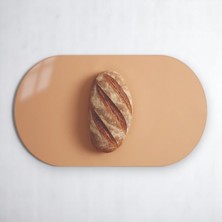 Cozy Co: Temperli Cam Oval Kesme ve Sunum Tablası, Kesme Tahtası, Kesme Tablası, Sunumluk, CKT014