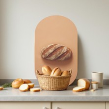 Cozy Co: Temperli Cam Oval Kesme ve Sunum Tablası, Kesme Tahtası, Kesme Tablası, Sunumluk, CKT014