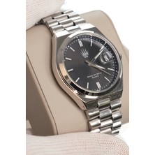 Watch of Royal Ocean Silver Siyah Kol Saati