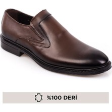 Hakiki Deri, Bağcıksız, Iç Dış Deri Erkek Ayakkabı