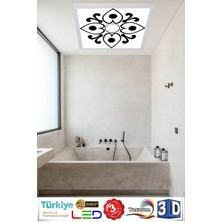 Yeni Nesil Aydınlatma Baskılı LED Panel 60W Beyaz ÇERÇEVE-60X60 Modern Plastik Çerçeve