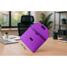 Newfull Doly Case 11 Inç Tablet / Laptop Kılıf Çantası - Mor