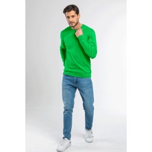 Süperlife Erkek Bisiklet Yaka Slim Fit Ince Sweatshirt Spr 20K17