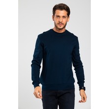 Süperlife Erkek Bisiklet Yaka Slim Fit Ince Sweatshirt Spr 20K17