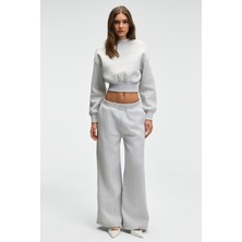 Grimelange ENAVIE Kadın Oversize Beli Lastikli Çift Cepli Grimelanj Eşofman Altı