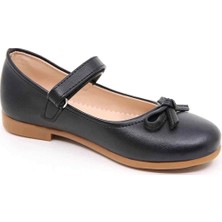 Çocuk Kurdeleli Ayakkabı 26-30 Siyah