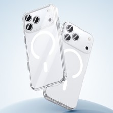 Iphone 17 Air/Pro/Pro Max Uyumlu Milka Şeffaf Magsafe Sararmaz Kılıf