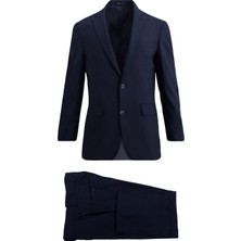 Uki Açık Lacivert Comfort Fit 6 Drop Ceket