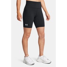 Under Armour Ua Rival Kadın Şort Yüksek Bel Konforlu Tasarım 7 in Nefes Alabilir Kumaş