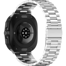 Forzacase Samsung Galaxy Watch 8 Classic ile Uyumlu Metal Baklalı Kordon Kayış - FC1106