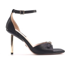 Nine West Lınetta 4pr Siyah Kadın Topuklu Sandalet