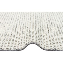 Soho Sh 13 Krem Gri - Bukle Iskandinav Halı | Toz Tutmaz Hasır Dokuma Modern Halı