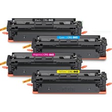 Canon I-Sensys MF633CDW (MF-633) Wı-Fı Yazıcı Uyumlu 4 Renk Çipli Muadil Toner Seti CRG-045/CRG045/045