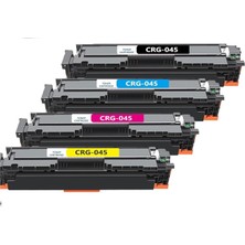 CRG-045 (CRG045/CRG45) Canon I-Sensys LBP-612CDW,LBP-613CDW,LBP-611CN (4 Renk) Muadil Çipli Toner Seti