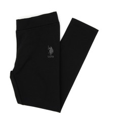 U.s. Polo Assn. Kız Çocuk Siyah Tayt 50316890-VR046