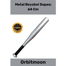 Premium Seri Özel Üretim Kırılmaz Rahat Kavrama Kaliteli Metal Baseboll Beyzbol Sopası 64 cm
