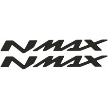 Nmax Yazı Motosiklet Sticker 2 Adet 10 x 5 cm