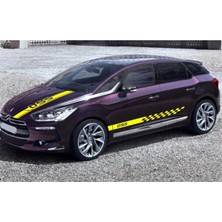 Citroen Ds5 Ön Kaput + Yan Kapı Sticker Etiket Modeli