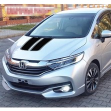 Ön Kaput Çift Çizgi Sticker Etiket Modeli