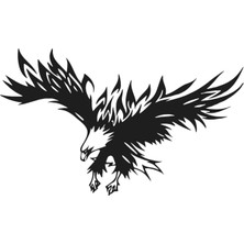 Kartal Duvar Dekor Sticker 40 x 24 cm