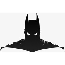 Batman Tasarımlı Oto Özel Yeni Sticker Siyah 20*16 cm