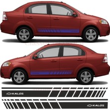 Chevrolet Kalos Için Özel Yeni Uyumlu Aksesuar Oto Yan Şerit Özel Yeni Sticker