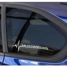 Ford Mustangs Için Özel Yeni Uyumlu Aksesuar Yan Cam Özel Yeni Sticker Oto Kapı