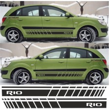 Kia Rio Için Özel Yeni Uyumlu Aksesuar Oto Yan Şerit Özel Yeni Sticker