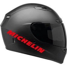 Tek Renk Michelin (Michelin Helmet Stickers) Kask Sticker Etiket Modeli