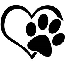 Kalpli Pati Oto Arka Cam Sticker 20 x 17 cm