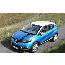 Renault Captur Ön Kaput Şerit Sticker Etiket Modeli