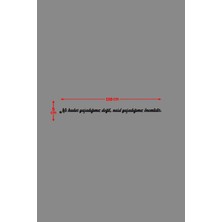 Oto Cam Yazı Sözleri Ticari-Servis-Dolmuş-Panelvan Uzun Özel Yeni Sticker Model 10