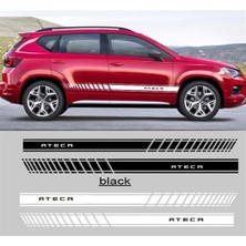 Seat Ateca Yan Kapı Şerit Sticker Etiket Modeli 2