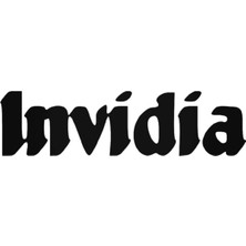 Invidia Oto Özel Yeni Sticker 20 cm