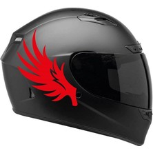 Tek Renk Kanat ( Wing Helmet Stickers ) Kask Sticker Etiket Modeli 2