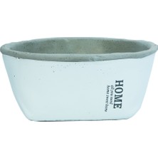 Rosmerta Saksı 4 Beyaz