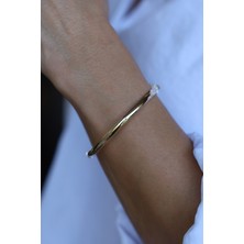 14 Ayar Altın Düz Silindir 5.10 gr Kelepçe