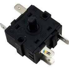 Universal Fanlı Isıtıcı ve Fırın Için Çevirmeli Anahtarı 5 Bacaklı