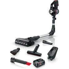 Bosch Unlimited 7 Çift Bataryalı 10 Yıl Motor Garantili Siyah Şarjlı Dikey Süpürge