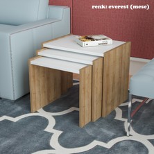 Modilayn Zigon Sehpa 3 Lü Sehpa